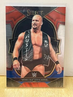 2023 Select WWE  Concourse Red White and Blue #37 "Stone Cold" Steve Austin - Image 1 of 2