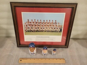 LOTE de muñecas anidación de los Milwaukee Braves Set Hank Aaron Spahn Mathews 1965 FOTO DEL EQUIPO - Imagen 1 de 4