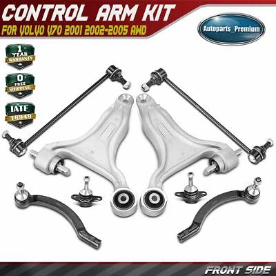 8x Brazo de control delantero y barra estabilizadora eslabón y extremo de barra de amarre para Volvo V70 2001-2005 AWD Foto 1 de 4