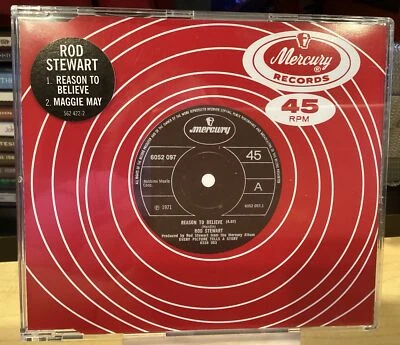 ROD STEWART - MAGGIE MAY / REASON TO BELIEVE - Mercury Records Cd Single Foto 1 de 2