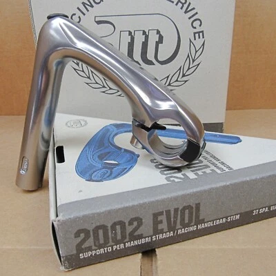 New-Old-Stock 3T 2002 Evol Quill Stem w/Gray Finish (25.8/26.0 mm clamp x 115mm) - Image 1 of 4