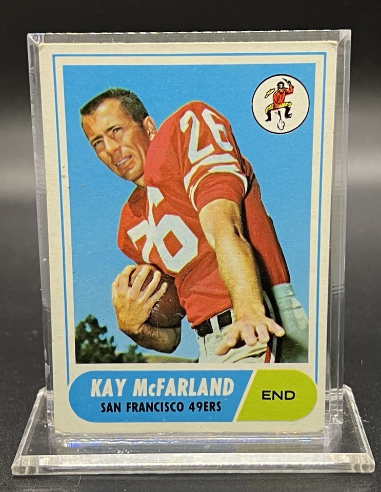 1968 TOPPS FOOTBALL #113 KAY MCFARLAND SAN FRANCISCO 49ERS - Image 1 of 2