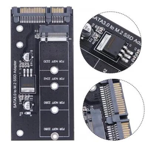 M.2 NGFF to SATA3 Adapter Card M2 NGFF SSD to SATA3 Interface USD Converter C7L1 - Bild 1 von 8