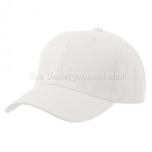 Baseball Cap Plain Kids Boys Solid Hats Curved Visor Hook-N-Loop Adjustable