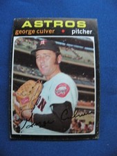 1971 Topps Baseball Cards George Culver Houston Astros #291
