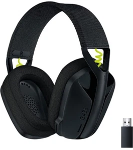 Logitech G435 Cuffie da Gioco Wireless per Sony PlayStation 5 - Nero/Giallo Fluo - Foto 1 di 6