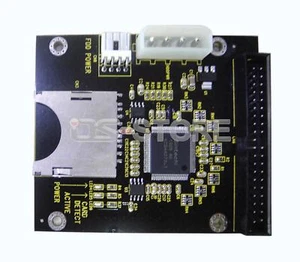 SD SDHC SDXC Card to 40pin 3.5" IDE SSD HDD Female Connector Adapter - Bild 1 von 4