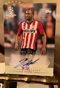 JETRO WILLEMS 2016 TOPPS UEFA CHAMPIONS LEAGUE AUTOGRAPH AUTO AB9700 - Picture 1 of 2