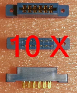 Commodore PET/CBM/64/c64/sx64/128/vic-20 Cassette Port Connector, Eyelet, 10 pcs - Picture 1 of 1