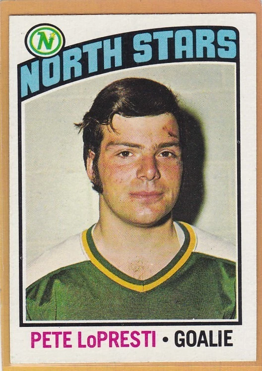 1976-77 TOPPS HOCKEY PETE LOPRESTI #184 NORTH STARS EXMT *A3899 - Image 1 of 1