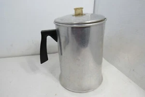Vintage Mirro Aluminum 14-Cup Coffee Pot Percolator 8" Tall Camping - Picture 1 of 6