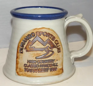 Taza de café 3D DURANGO Sports Club taza de té cerámica blanca recuerdo balonmano azul - Imagen 1 de 7