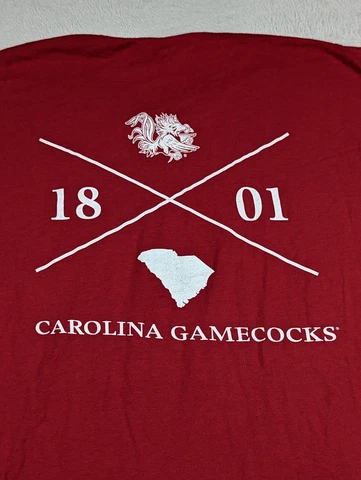South Carolina Gamecocks T-Shirt Men's XLarge XL Red Short Sleeve Tee NCAA EUC Cover