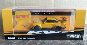 PORSCHE 993 CINDERELLA TARMAC WORKS EXCLUSIVE DIECAST CAR + LIMITED CARD 1:64 - Picture 1 of 5