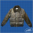 Officine Generale Leather shearling collar jacket SIZE S MENS