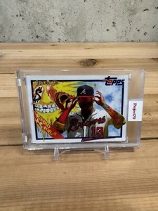 2021 Topps Project 70 - King Saladeen 1983 Topps Baseball #378 Ronald Acuña Jr. - Imagen 1 de 2