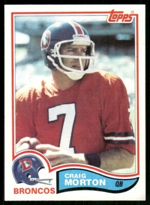 1982 Topps - Craig Morton #81 - Image 1 of 2