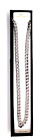 U7 Men's Stainless Steel Punk Curb Chain Necklace 24 Inches Long 1/4 Inch Wide