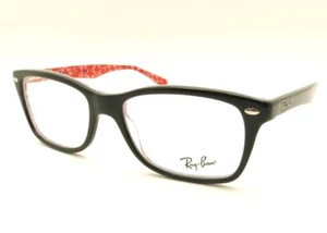 Ray Ban 5228 2479 53mm Black w/ Red Logo Interior 53 Frame New Authentic - Picture 1 of 4