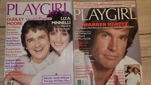 Vintage 1981 PlayGirl Magazines For Women August And December