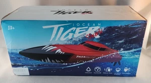 HR iOCEAN 1 TIGER BOAT 2.4G High Speed Electric RC Boat Remote Control FAST! 13" - Picture 1 of 6