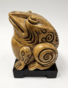 RARE Austin Production The Kinder Collection 8 1/2" FROG Ceylon Sculpture Statue - Bild 1 von 13