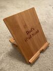 Engraved Wood iPad Stand Dads iPad Fathers Day