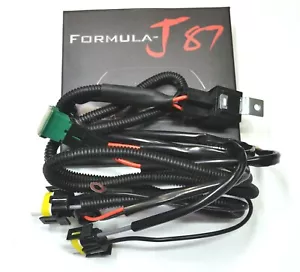 Relay Wire Harness 30A S H8 Fog Light Female Socket Replace Ceramic Connector - Picture 1 of 7