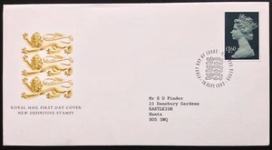 GB 1987 £1.60 High Value Machin on Typed Address First Day Cover, FDI Windsor - Picture 1 of 2