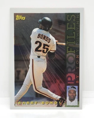 BARRY BONDS ~ 1996 TOPPS / PROFILES BY TONY GWYNN #NL-03 - Image 1 of 2