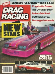 DRAG RACING 1986 SEPT - BUNNY & BILL, NOSTALGIA NATS, GWYNN, HARRY GREEK - Imagen 1 de 1