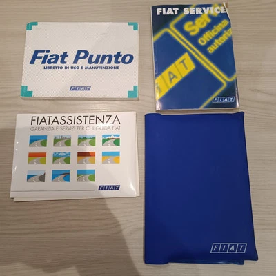 Libretto uso e manutenzione Fiat Punto - Kit 3 lbretti, compresa custodia. Usati - Immagine 1 di 4