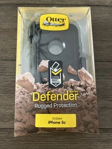 Otterbox Defender Case for iPhone 5C With Belt Clip Black New authentic - Picture 1 of 6