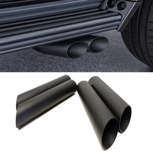 kit-car Stainless Steel Black Exhaust Pipe Tips fit G Wagon W463 W463A G-Class - Picture 1 of 14