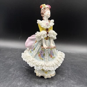 Volkstedter Porzellanmanufaktur, Tüll Figur Tänzerin-S.12 - Bild 1 von 14