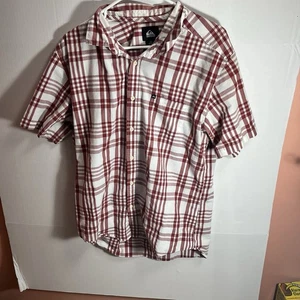 quicksilver button up shirt Men’s Large - Picture 1 of 7