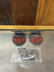 Triumph TR6 • Original Passenger Side Door Hinges w/ Hardware. Used. KT1682 - Picture 1 of 9