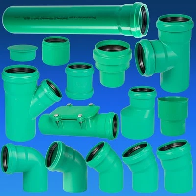 KG 2000 Rohr Abwasser Rohr Kanalrohr Abwasserleitung & Formstücke DN110 -> DN160 - Bild 1 von 2