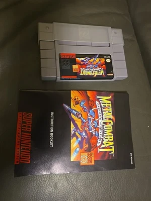 Metal Combat: Falcon's Revenge Super Nintendo SNES Cartridge & Manual Only  - Image 1 of 3
