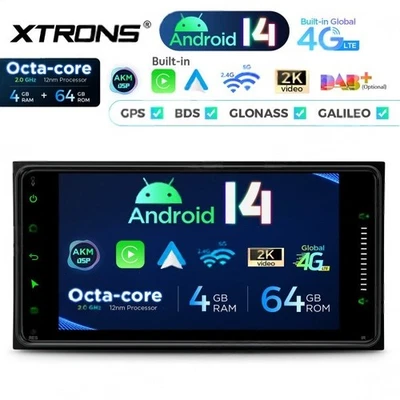 7" Android 14 Octa Core Autoradio GPS Navigation  Toyota Corolla RAV4 Hilux uvm - Bild 1 von 4
