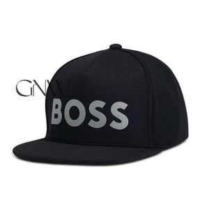 HUGO BOSS MEN'S BASEBALL CAP/ GOLF Cap DEEP-CUTS-MIRRO BLACK ONE SIZE Was £69 - Picture 1 of 5