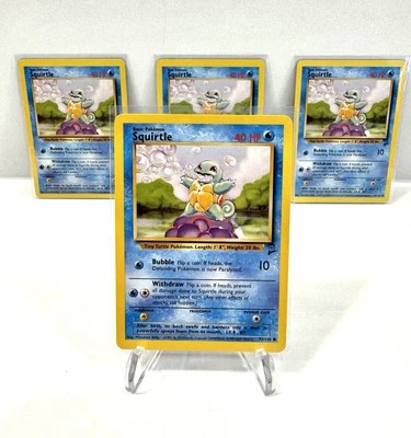 Squirtle 1999 Base Set 2 93/130 Pokemon Card 151 WOTC - * PACK FRESH NEW! * - Image 1 of 3