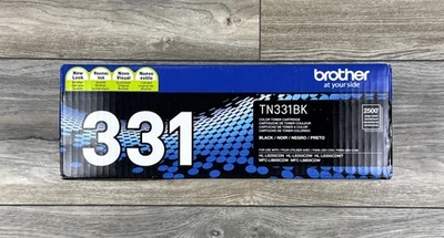 Cartucho de tóner genuino Brother TN-331BK negro OEM nuevo en caja sellada Foto 1 de 4