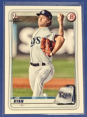 2020  Bowman Prospects  #BP-117 Joe Ryan  Tampa Bay Rays Baseball Card z - Image 1 of 2