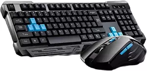Wireless Keyboard and Mouse Combo, 2.4Ghz Cordless USB Computer Keyboard - Picture 1 of 11
