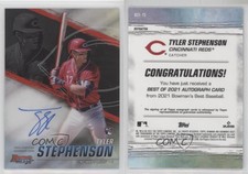 2021 Bowman's Best of Refractor Tyler Stephenson #B21-TS Rookie Auto RC