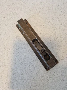 Victorian Solid brass shoot bolt Flush Bolt surface mount 20cm For inactive Door - Picture 1 of 12