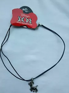 DISNEY NECKLACE 101 DALMATIANS VINTAGE 16" DOG PENDANT NOS NWT USA - Picture 1 of 5