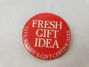Prendedor vintage de publicidad para empleados de Wendy’s idea de regalo fresca certificados de regalo - Imagen 1 de 2