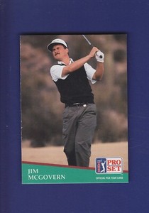 Jim McGovern RC 1991 Pro Set PGA Tour Golf #155 (MINT) Rookie Card
